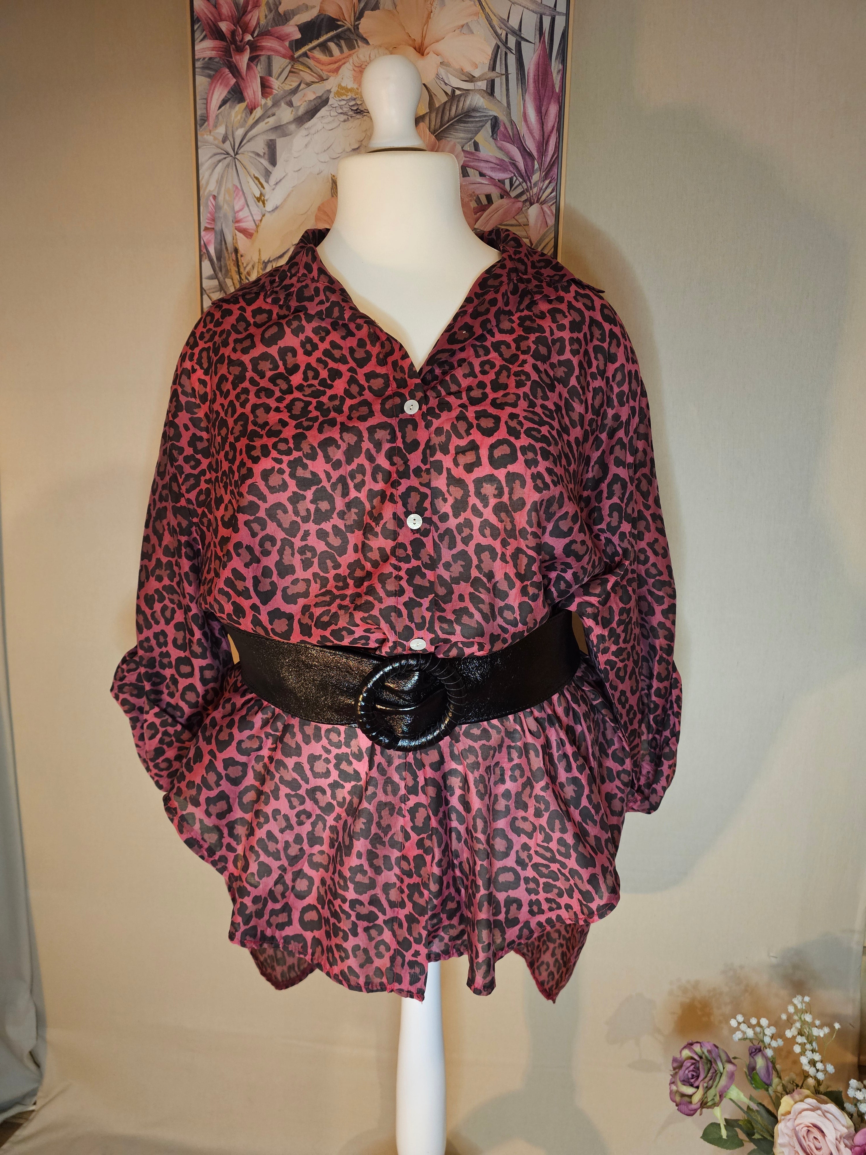 Chemise imprimé léopard
