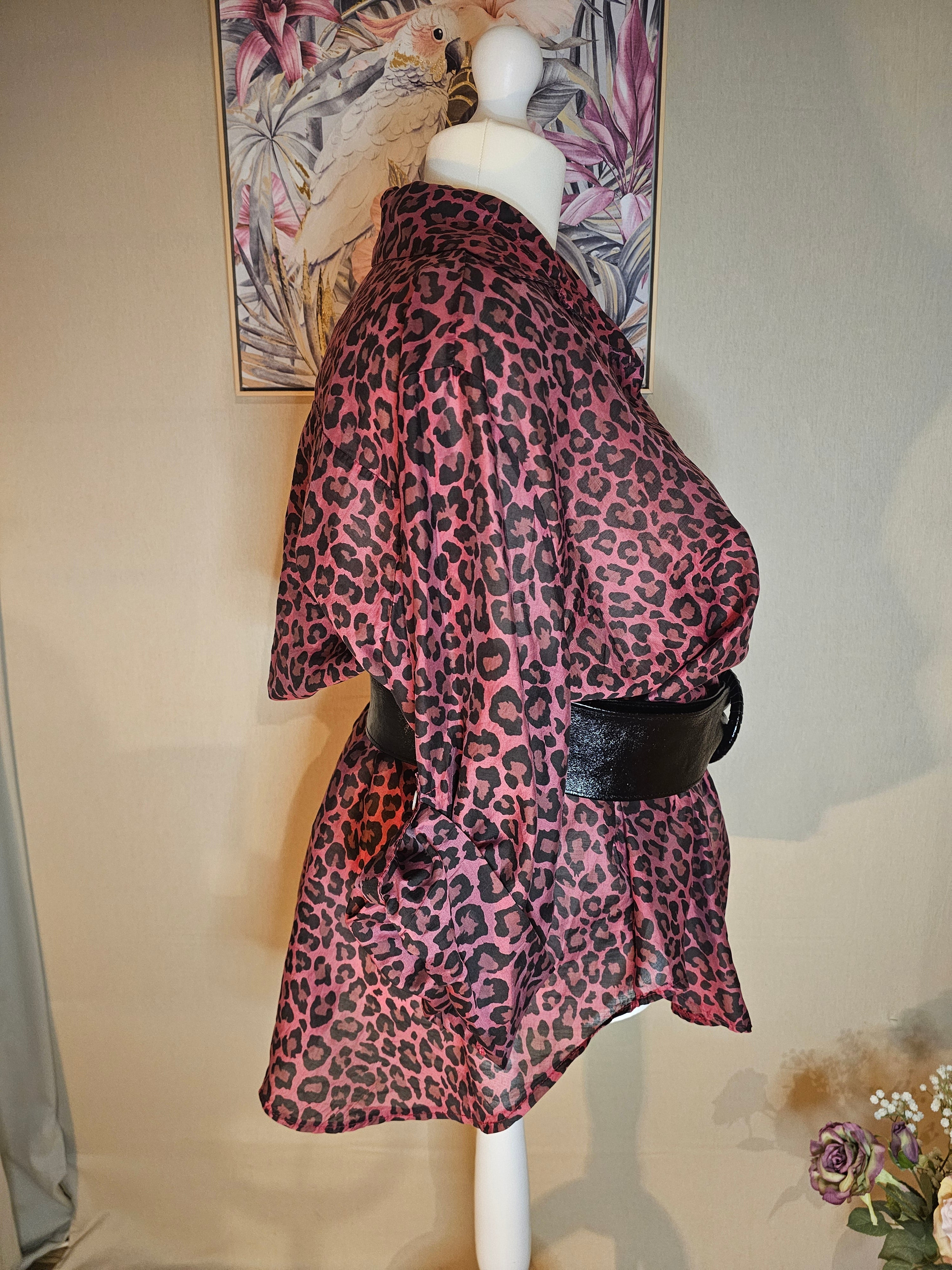 Chemise imprimé léopard