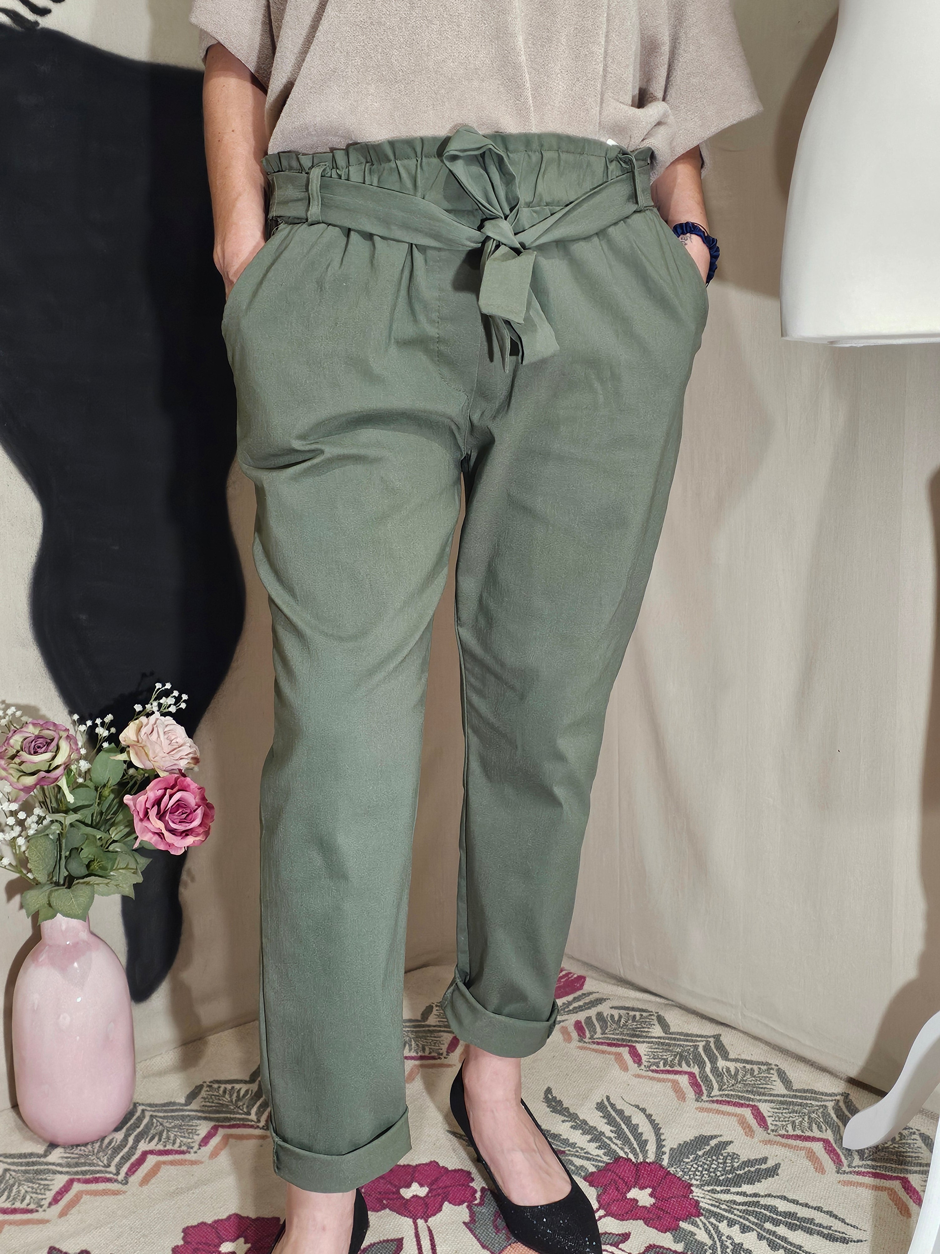 Pantalon Paperbag