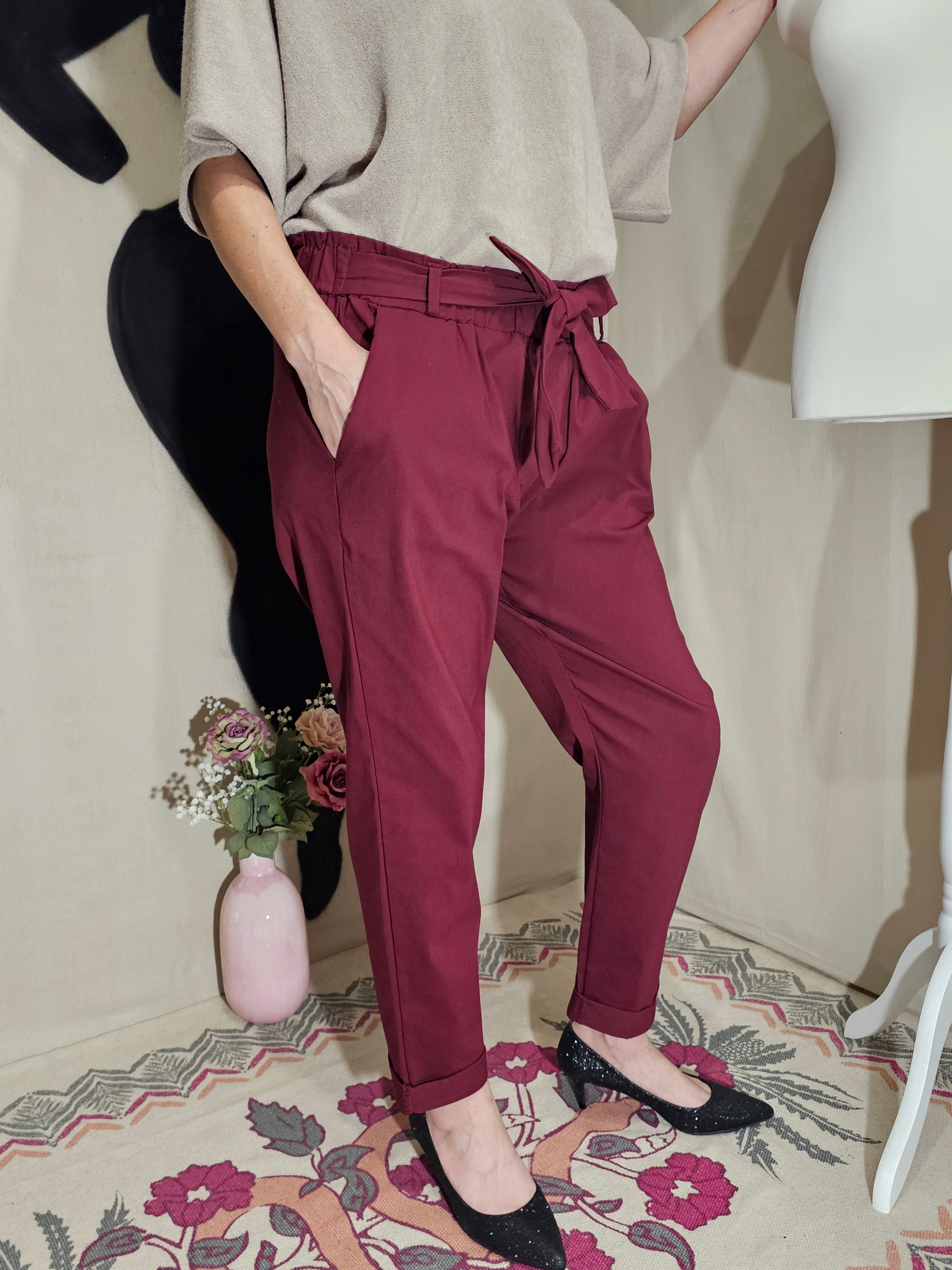 Pantalon Paperbag