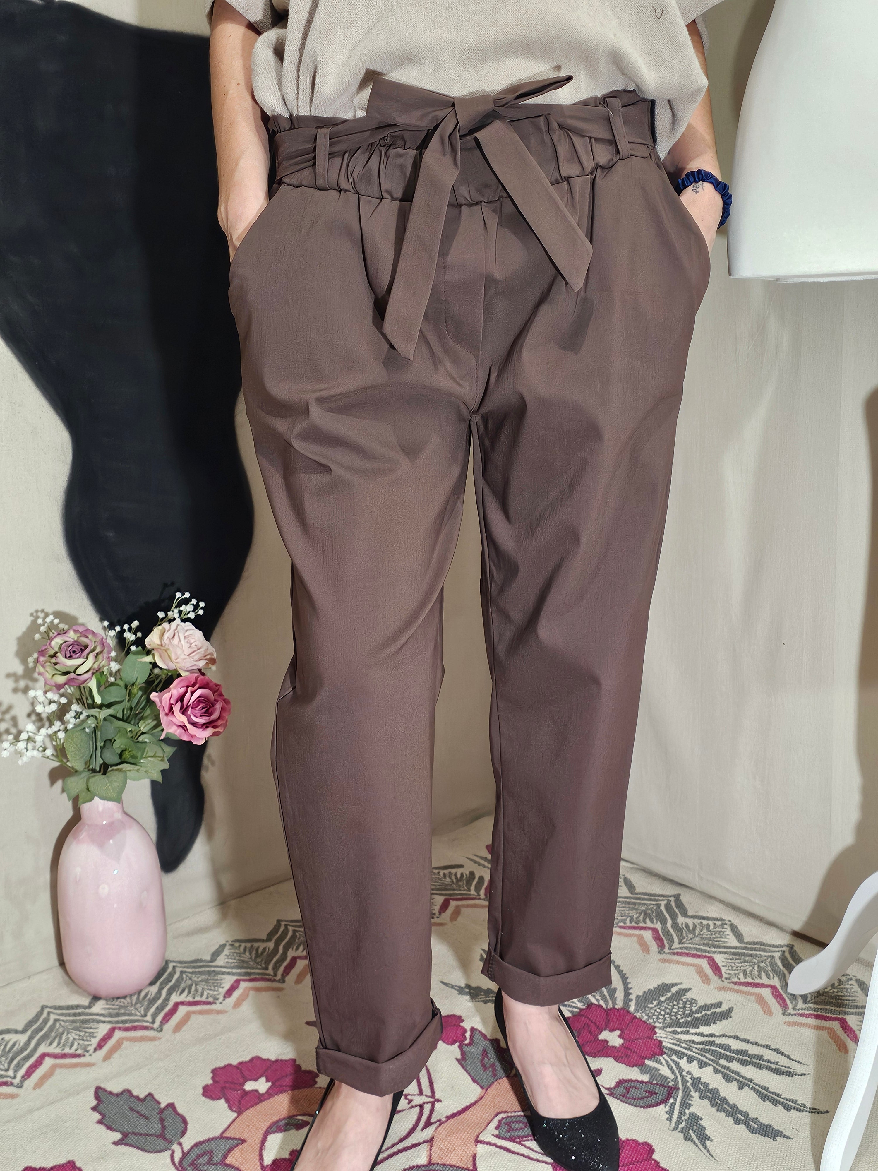 Pantalon Paperbag